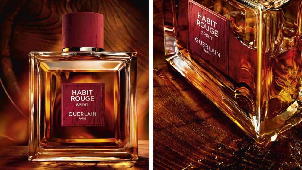 Guerlain and Hennessy collaborate on Habit Rouge Spirit.