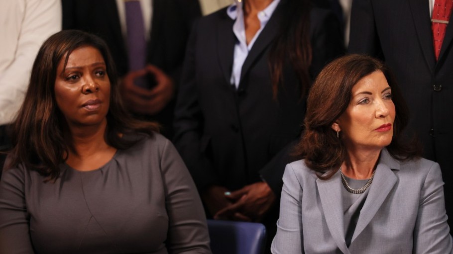 New York Attorney General Letitia James, Governor Kathy Hochul.