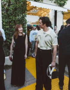 Leighton Meester and Benito Skinner