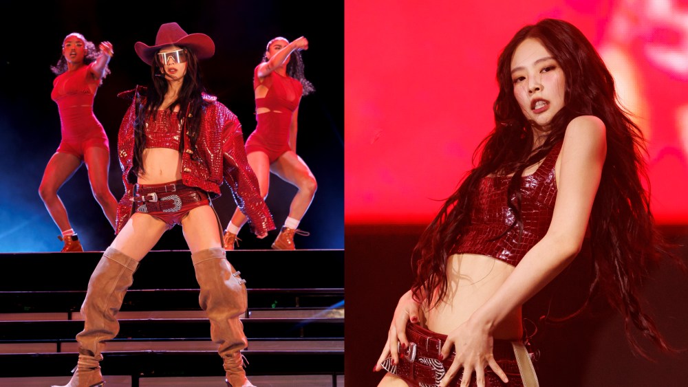 Jennie's Coachella 2025 stage outfit.