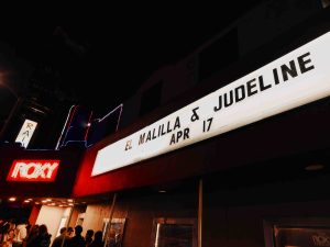 Outside the Roxy