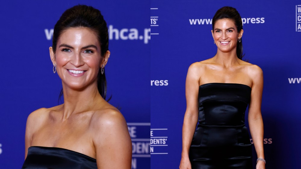 Kaitlan Collins at the 2025 White House Correspondents' Dinner.