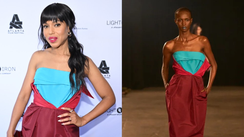 ATLANTA, GEORGIA - APRIL 27: Kerry Washington attends "Shadow Force" Marquee Presentation during the 2025 Annual Atlanta Film Festival at Plaza Theatre on April 27, 2025 in Atlanta, Georgia. (Photo by Derek White/Getty Images)