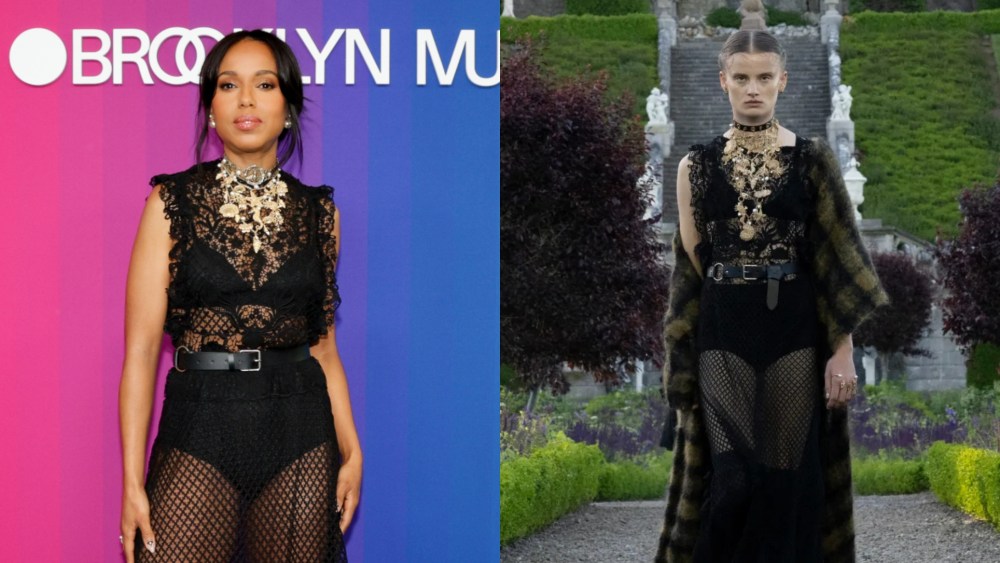 Kerry Washington in Dior at the Brooklyn Artists Ball.