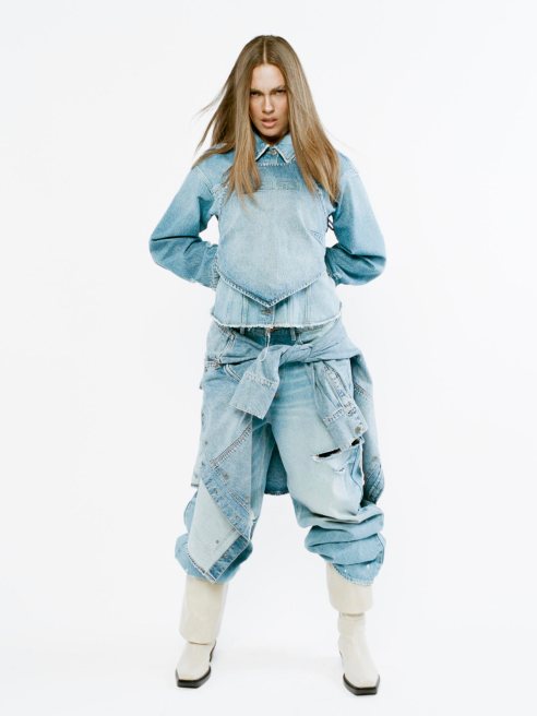 The Ksuper is the baggiest jean in Ksubi’s women’s denim lineup.