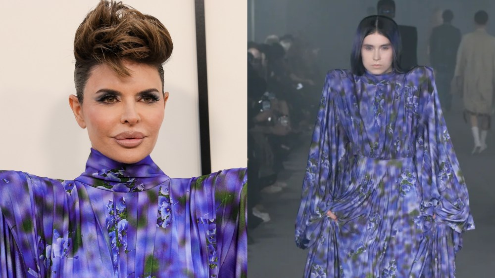 Lisa Rinna wears Vetements at the Fashion Trust Awards.