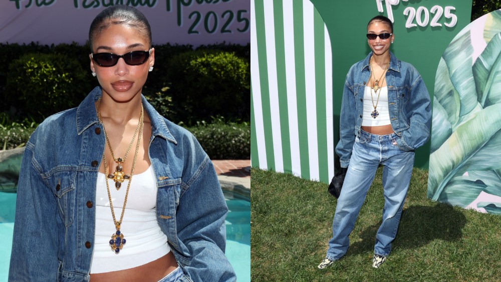 Lori Harvey at the CLD Pre-Festival House 2025 in Beverly Hills on Tuesday.