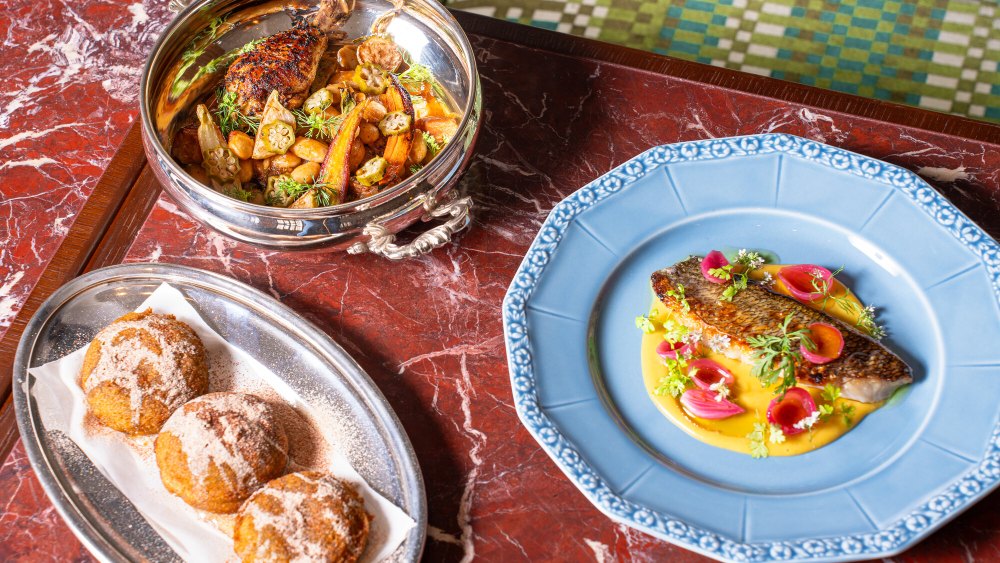 Dishes on the menu at Maison Passerelle
