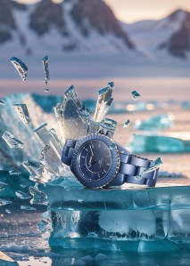 Chanel J12 Bleu watch caliber 12.1, 38mm, in matte blue ceramic and steel with blue sapphire indicators.