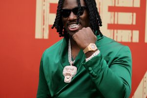 GREEN BAY, WISCONSIN - APRIL 24: Edge Rusher Shemar Stewart of Texas A&M arrives prior to the 2025 NFL Draft at Lambeau Field on April 24, 2025 in Green Bay, Wisconsin.  (Photo by Michael Reaves/Getty Images)