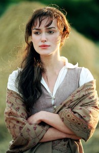 PRIDE AND PREJUDICE, Keira Knightley, 2005, (c) Focus Features/courtesy Everett Collection