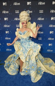 PACOIMA, CALIFORNIA - MARCH 27: Acacia Forgot attends "RuPaul's Drag Race" Season 17 Finale Red Carpet on March 27, 2025 in Pacoima, California. (Photo by Gonzalo Marroquin/Getty Images for MTV)