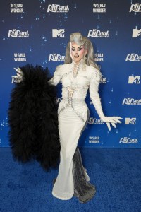 PACOIMA, CALIFORNIA - MARCH 27: Lydia B Kollins attends "RuPaul's Drag Race" Season 17 Finale Red Carpet on March 27, 2025 in Pacoima, California. (Photo by Gonzalo Marroquin/Getty Images for MTV)