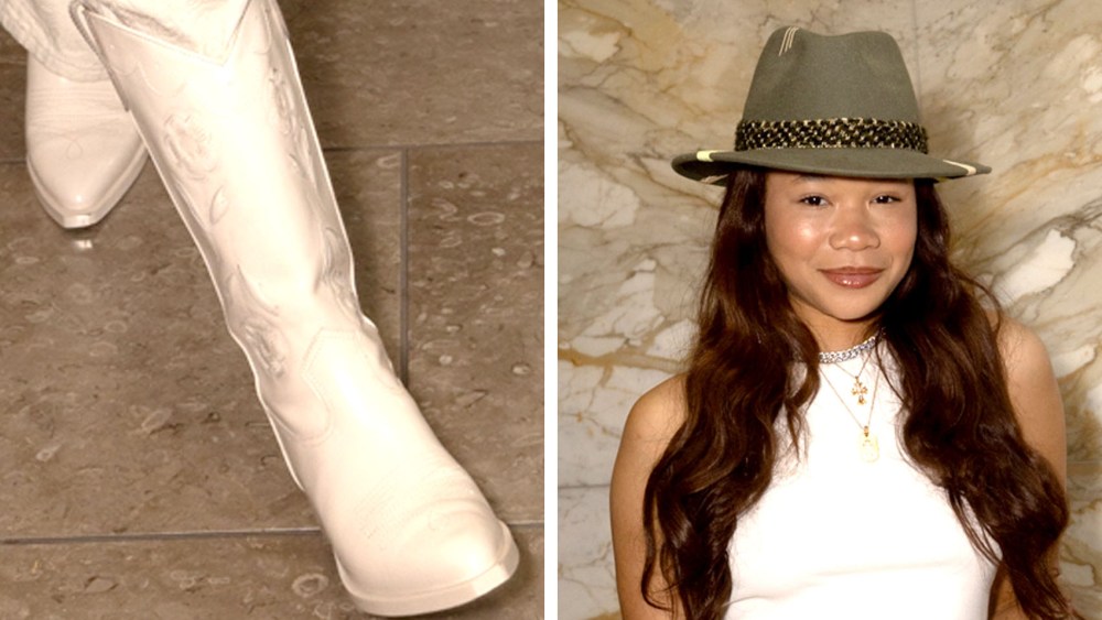 Storm Reid attends as H&M celebrates their Studio Resort and upcoming collections at SoFi Stadium on April 28, 2025 in Inglewood, California. 