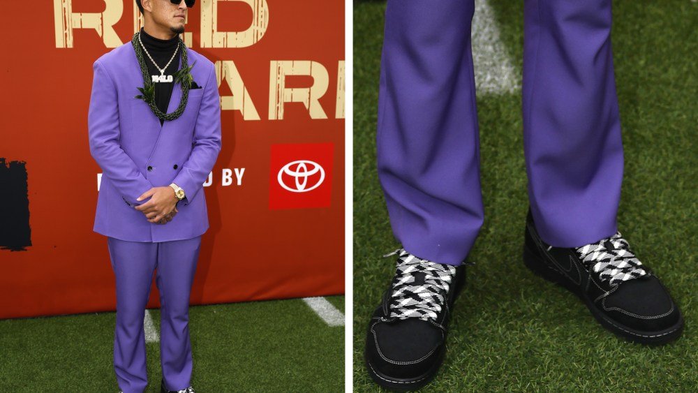 Tetairoa McMillan Travis Scott Air Jordans NFL Draft