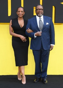 LONDON, ENGLAND - APRIL 22: Erika Woods and Wendell Pierce  attend the "Thunderbolts*" UK Special Screening at Cineworld Leicester Square on April 22, 2025 in London, England. (Photo by Joe Maher/Getty Images)