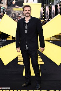 LONDON, ENGLAND - APRIL 22: David Harbour attends the "Thunderbolts*" UK Special Screening at Cineworld Leicester Square on April 22, 2025 in London, England. (Photo by Gareth Cattermole/Getty Images)