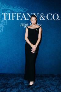 Adriana Lima at the Tiffany Blue Book Gala held at The Metropolitan Museum of Art on April 25, 2025 in New York, New York.