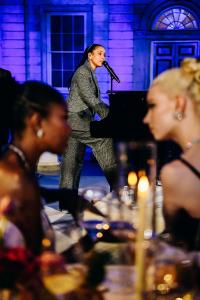 Gabrielle Union, Alicia Keys, Anya Taylor-Joy at the Tiffany Blue Book Gala held at The Metropolitan Museum of Art on April 25, 2025 in New York, New York.