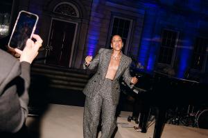 Alicia Keys at the Tiffany Blue Book Gala held at The Metropolitan Museum of Art on April 25, 2025 in New York, New York.