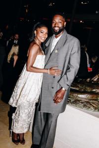 Gabrielle Union, Dwyane Wade at the Tiffany Blue Book Gala held at The Metropolitan Museum of Art on April 25, 2025 in New York, New York.