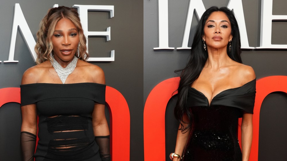 Serena Williams in Stella McCartney, Nicole Scherzinger in Zuhair Murad at the Time 100 Gala 2025.