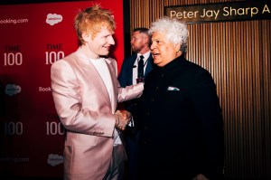 Ed Sheeran and Suhel Seth