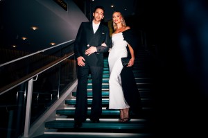 Adrien Brody and Georgina Chapman
