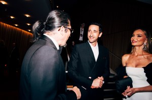 Hiroyuki Sanada, Adrien Brody, and Georgina Chapman