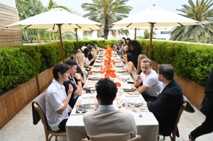 The scene at the Tod's Luncheon hosted by Ella Bleu Travolta.