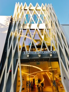A look at the new Tory Burch’s Rodeo Drive store redesign in Los Angeles, California.