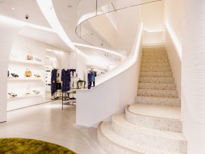 A look at the new Tory Burch’s Rodeo Drive store redesign in Los Angeles, California.