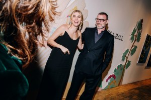 Taylor Neisen and Liev Schreiber