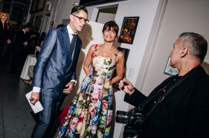 Greg Unis and Helena Christensen
