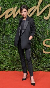 LONDON, ENGLAND - NOVEMBER 23:  Victoria Beckham attends the British Fashion Awards 2015 at London Coliseum on November 23, 2015 in London, England.  (Photo by Anthony Harvey/Getty Images)