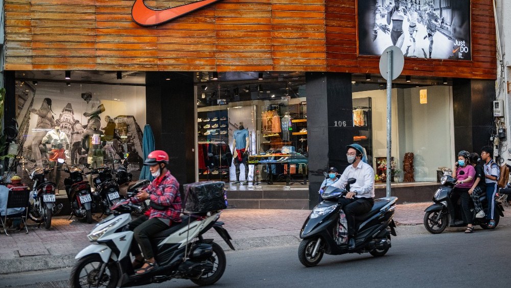 A Nike store in Ho Chi Minh City, Vietnam.