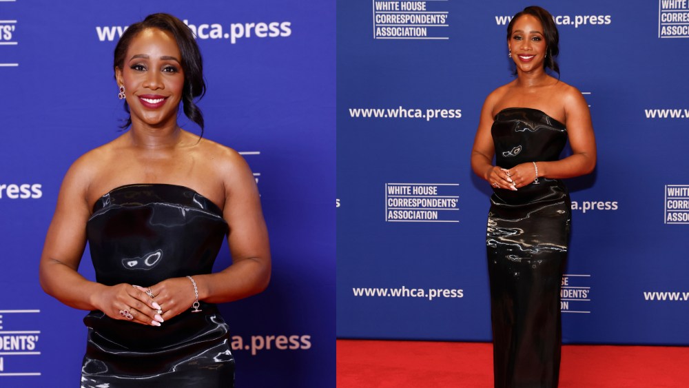 Abby Phillip at the 2025 White House Correspondents’ Dinner.