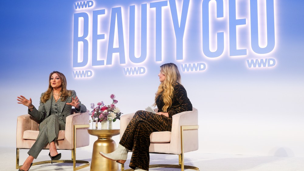 Ulta Beauty CEO Kecia Steelman at the 2025 WWD Beauty CEO Summit in conversation with senior beauty editor, Kathryn Hopkins.