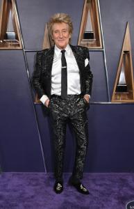 Rod Stewart at the 2025 American Music Awards held at the Fontainebleau Las Vegas on May 26, 2025 in Las Vegas, Nevada.