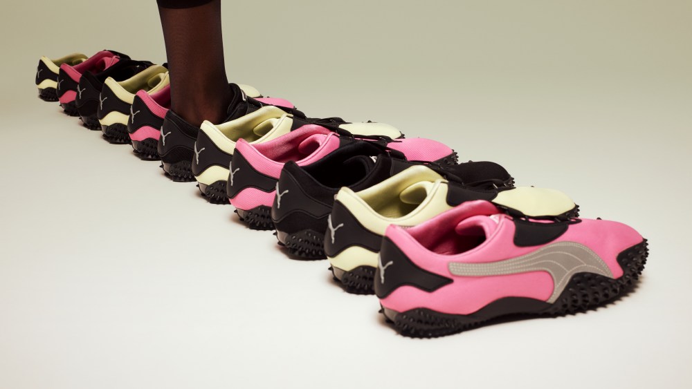 Puma launched new colorways for its Mostro "low profile" shoe — originally designed for motor racing — in April.