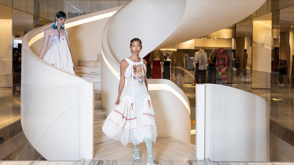 The 2025 Parsons School of Design BFA runway show at Barneys.