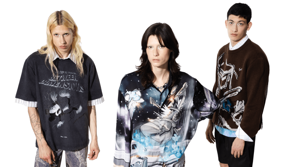 Looks from Disney's collaboration with KGL.