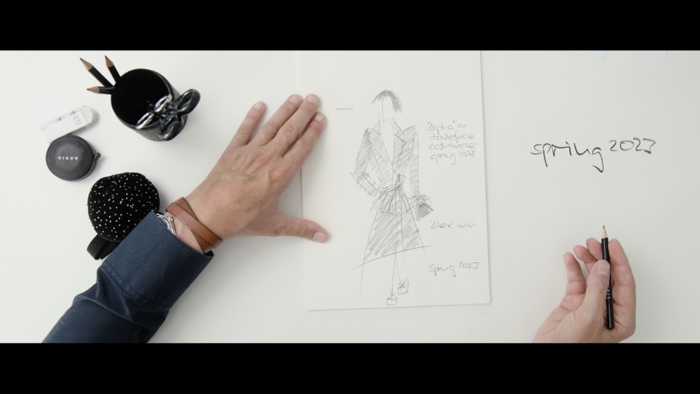 A still from the "Akris, Fashion With a Heritage" documentary.