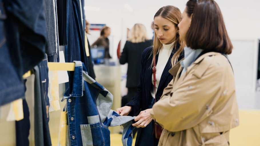 The scene at Denim Première Vision