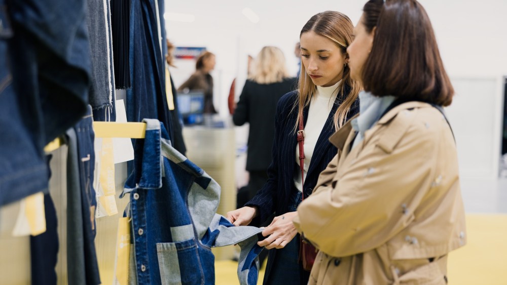 The scene at Denim Première Vision