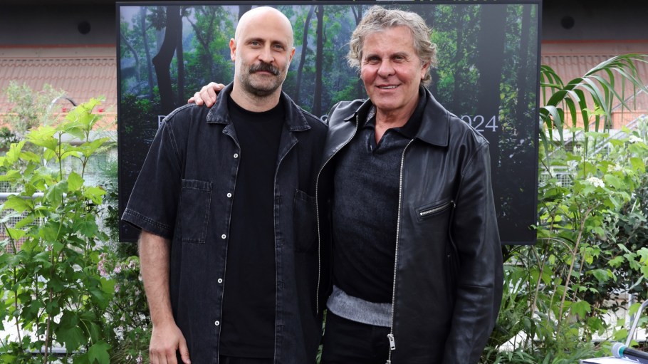 Andrea Rosso, OTB sustainability ambassador and Renzo Rosso, president of OTB.