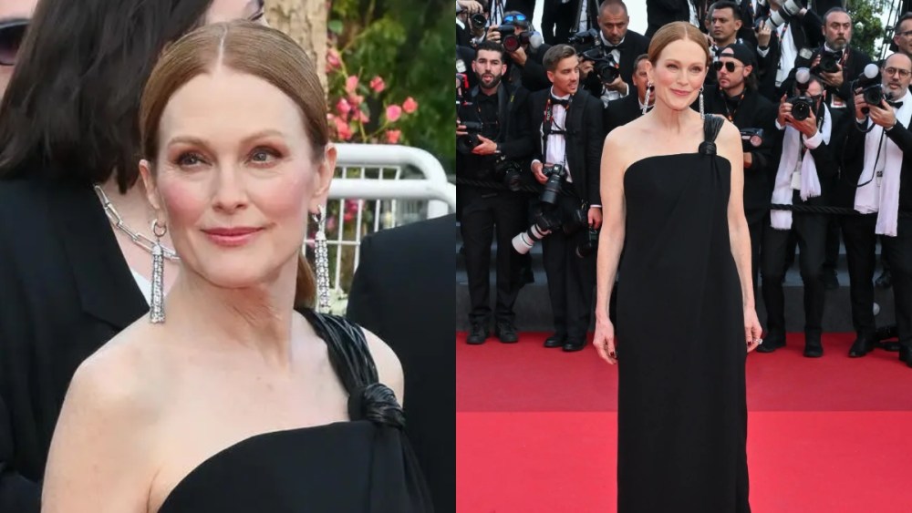 Julianne Moore at "The Phoenician Scheme" Premiere during the 78th Cannes Film Festival at Palais des Festivals on May 18, 2025 in Cannes, France.