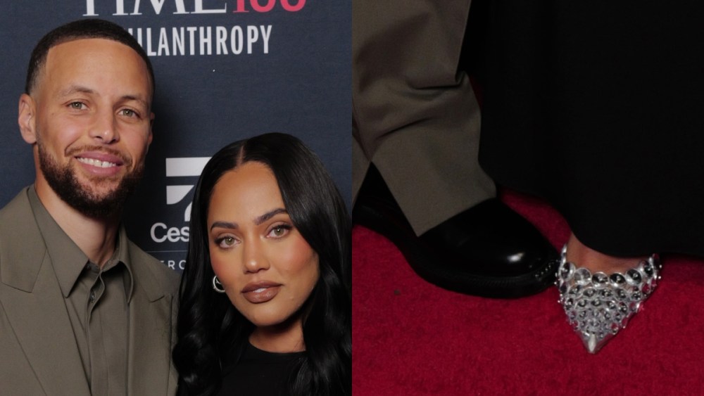 Stephen Curry and Ayesha Curry attend TIME100 Impact Dinner: Leaders Shaping the Future of Philanthropy at ASPIRE at One World Observatory on May 22, 2025 in New York City.