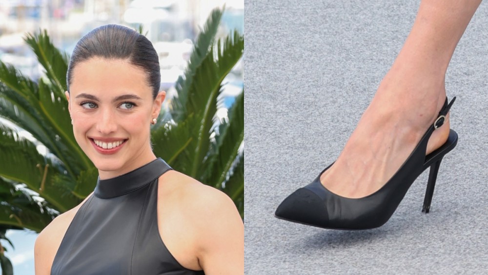 Margaret Qualley poses during the "Honey Don't!" photocall at the 78th annual Cannes Film Festival at Palais des Festivals on May 24, 2025 in Cannes, France.