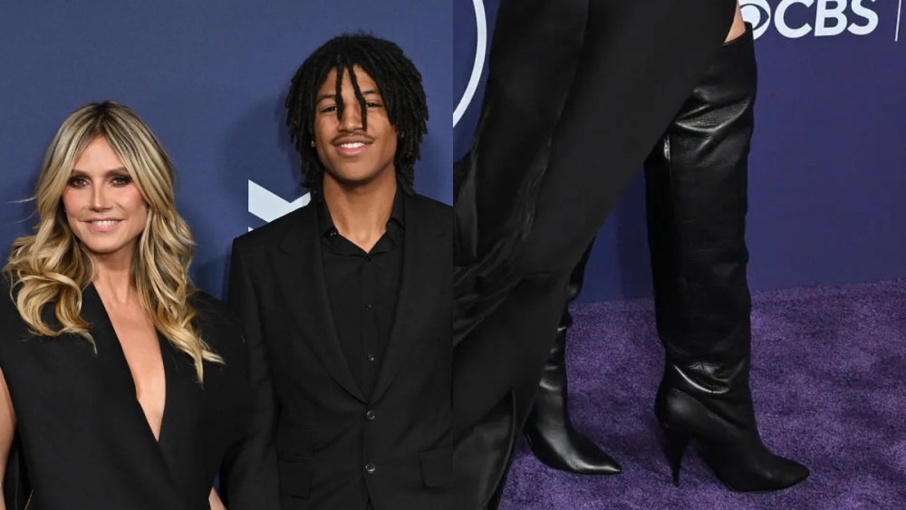 Heidi Klum's son model Henry Samuel at the 2025 American Music Awards held at the Fontainebleau Las Vegas on May 26, 2025 in Las Vegas, Nevada.